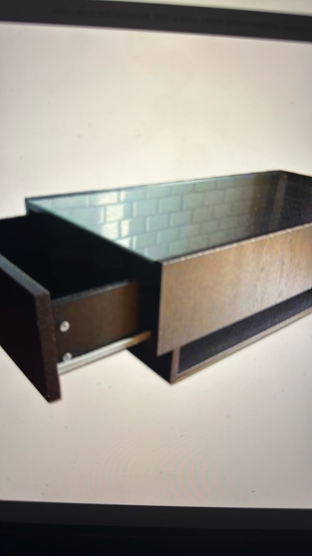 IKEA Ramvik Glass-Top Coffee Table w/ Storage