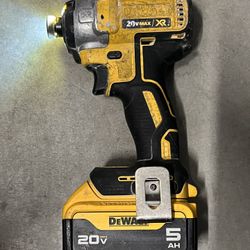 Dewalt 20V XR Impact drill With 5.0 Battery 