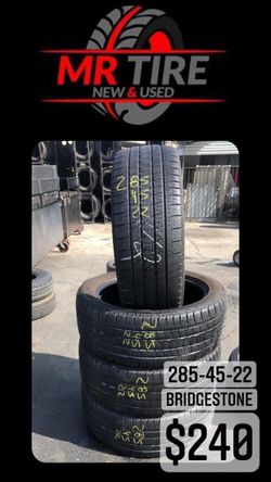 285-45-22 used tires 285/45/22 llantas usadas