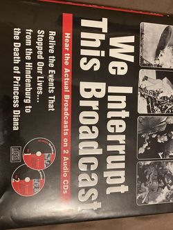 We Interrupt This Broadcast Hardcover Auido Cds