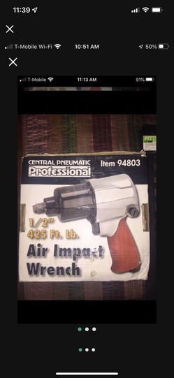 Air impact wrench 1/2