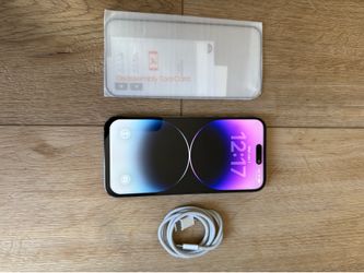 iphone 14 Pro Max (Comes W/ Screen Protector & Charger)