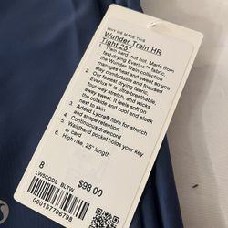 Lululemon Wunder Train HR Tight 25” Brand New W/ Tags