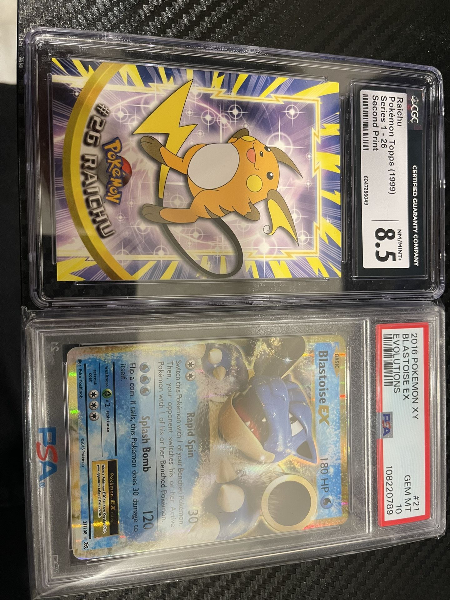 Blastoise And Raichu
