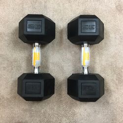 NEW Cap 35lb Dumbbell Pair