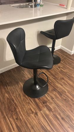 Black chair barstools