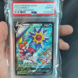 PSA 10 Starmie V TG13 Astral Radiance - 11 Cert