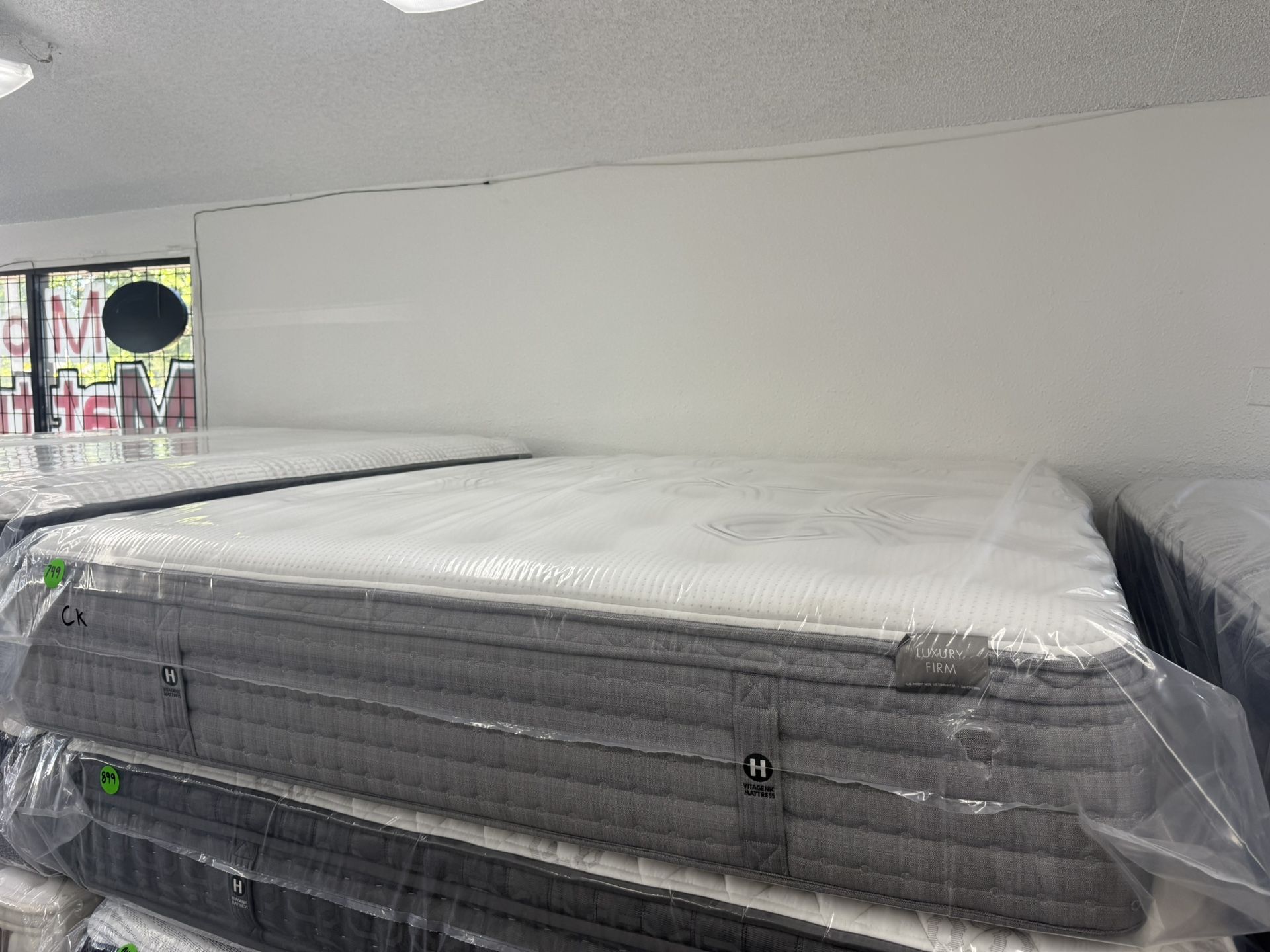 CALIFORNIA KING SIZE AIRELOOM PILLOW TOP MATTRESS & BOX SPRINGS BED SET