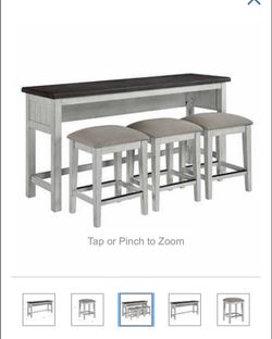 Sofa Table With Stools