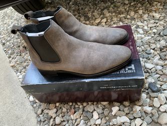 Gordon Rush Kane Chelsea Pull on Boots taupe Suede Size 8 Men 