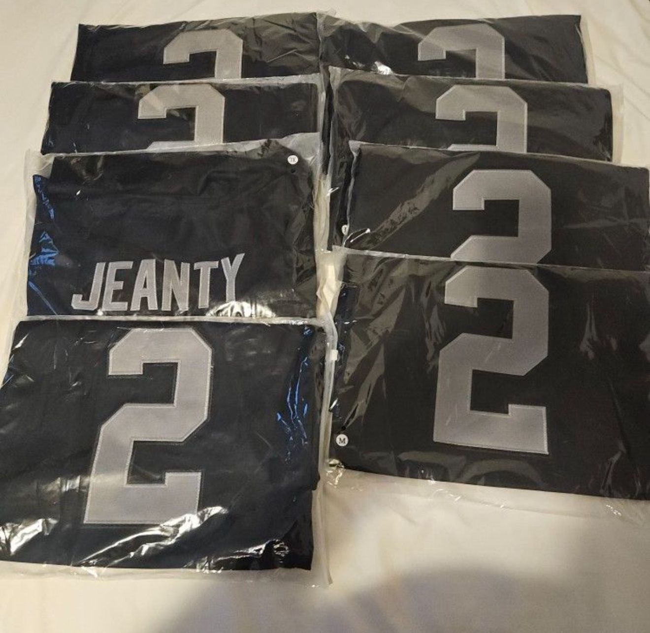 RAIDERS ASHTON JEANTY Nike Stitched Jerseys  Mens Womens And Youth  Sizes Small To 7x See Prices In Description 