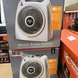 Vornado AVH10 1500-Watts White Indoor Electric Fan Forced Space Heater