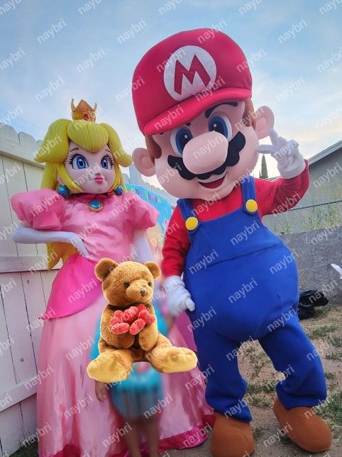 Halloween Super Mario Costume Mascot For Sale Or R.E..n.t
