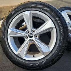 19” Audi Q7 New OEM Silver Wheels and Tires 