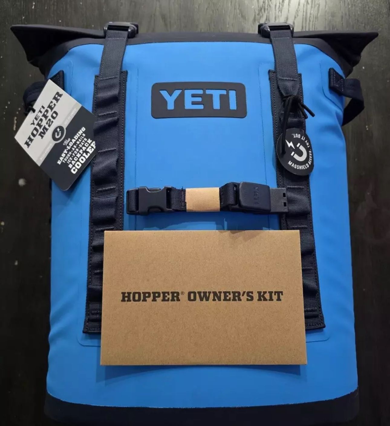 New YETI Hopper M20 Soft Backpack Cooler Big Wave Blue Model HOPPBPM20SUB