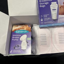 Lansinoh Breastfeeding Essentials for Nursing Moms: Nipple Cream, 48 Nursing  Pads, 25 Breastmilk Storage Bags, 2 Hot & Cold Breast Therapy Packs, Sili  for Sale in Bellwood, IL - OfferUp