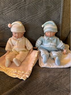 Vintage Porcelain Newborn Dolls