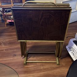 Mid Century TV Trays