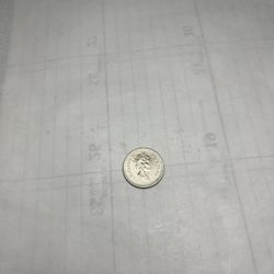 Canadian 5 Cent Coin W/ Beaver On Reverse