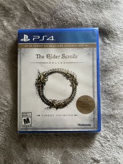 PS4 Elder Scrolls Online: Tamriel Unlimited - Factory Sealed