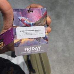 EXTRA FRIDAY MAGIC CON BADGE