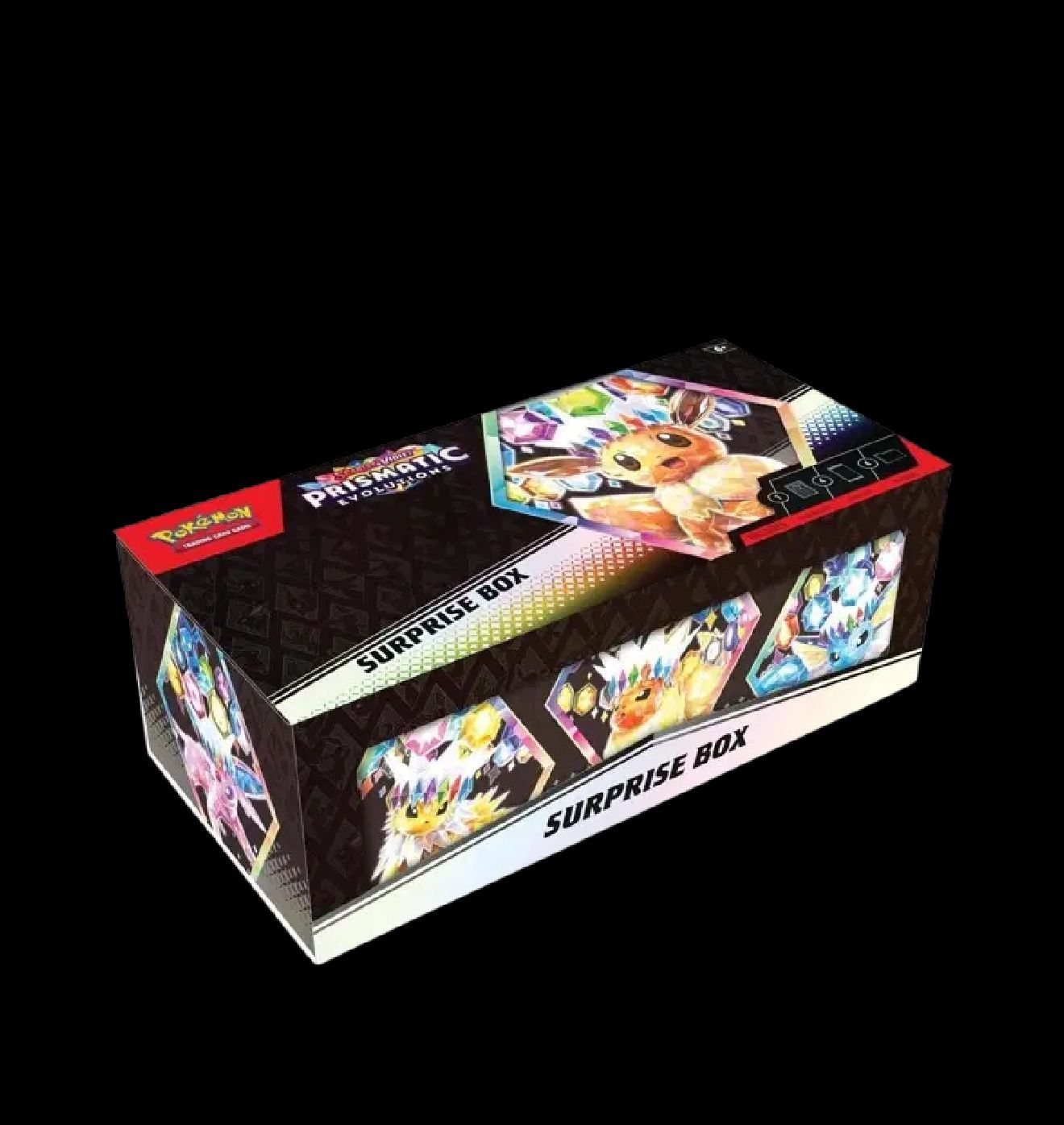 pokemon prismatic evolutions surprise box trading cards Pokemon Prismatic Evolutions Surprise Box Sams Club Exclusive Booster –  Kicks Machine