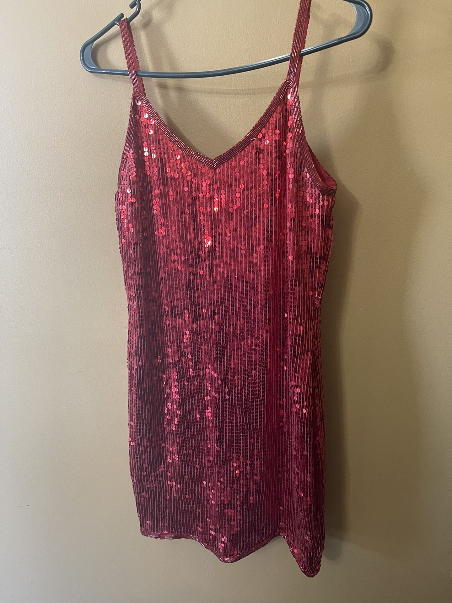 Small Red Sequin Dress