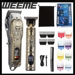 T9 hair clipper Professional barber Hair cutting Electric trimmer led display strong Power Dragon buddha hair Clippers