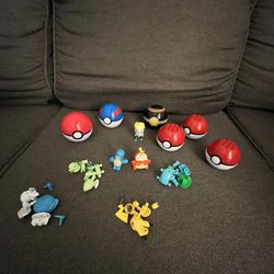 Pokeballs + Mega Construx Characters