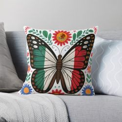 Mexican Butterfly Pillow Cover 16×16