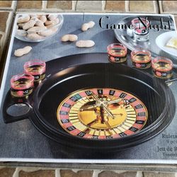 Game Night Roulette Shot Set Brand New never used 