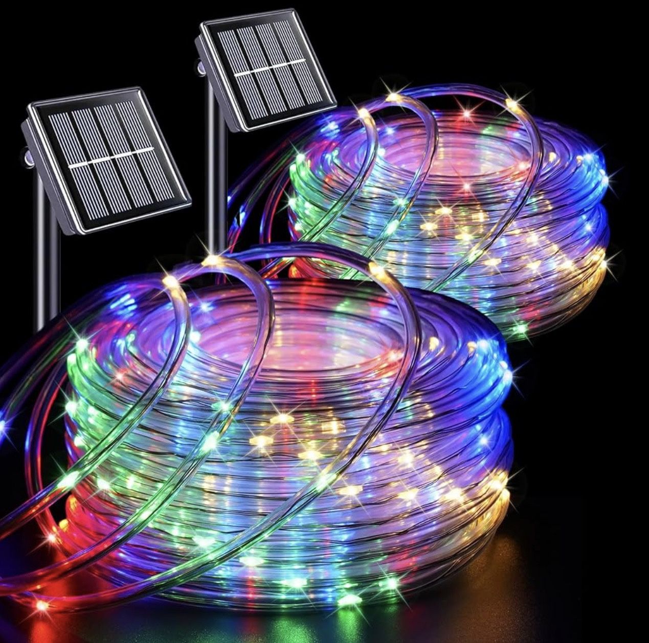 Multi Color Solar Christmas Rope Lights