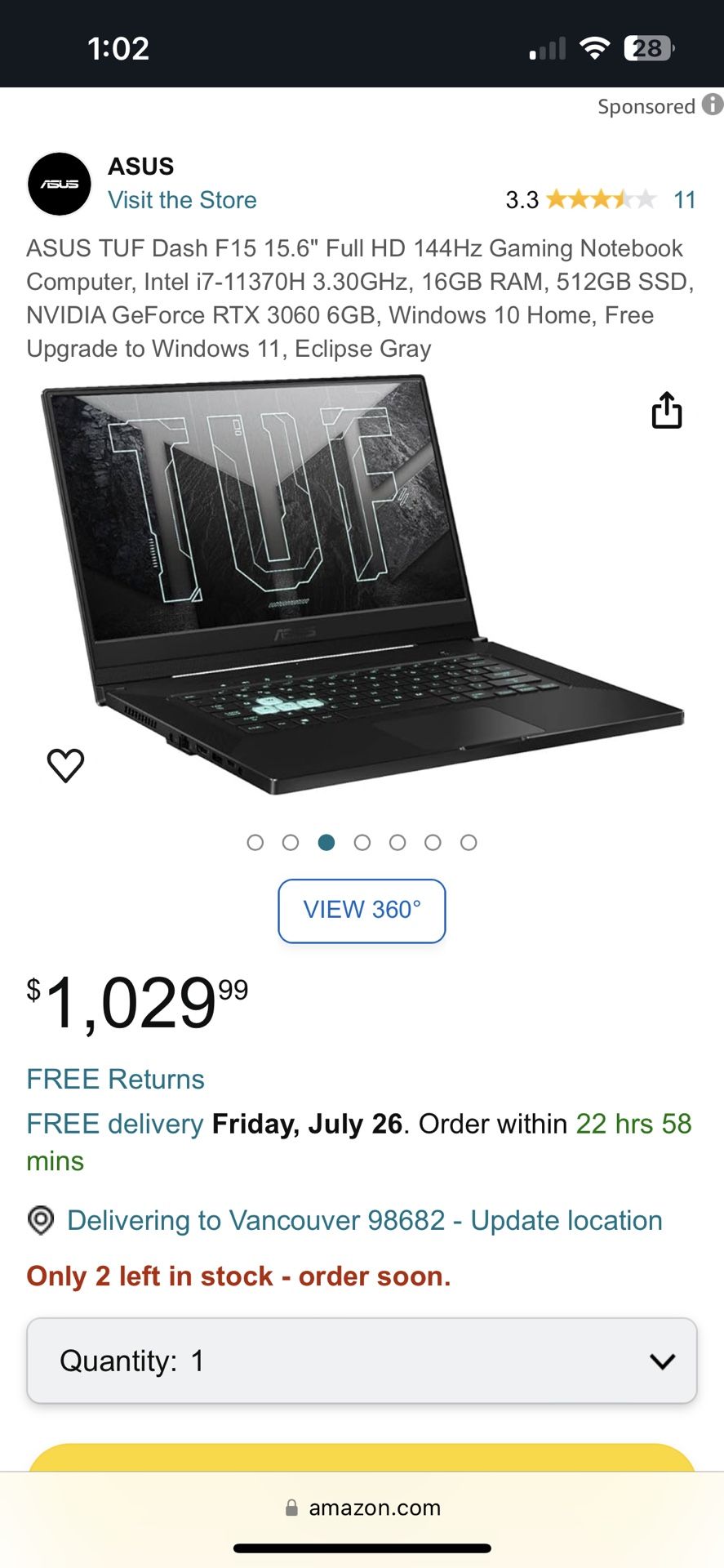Gaming Laptop