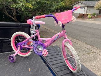 Child Kid Children Bike 16” Wheels With Training Wheels Bicycle Tricycle Trike in Good Condition