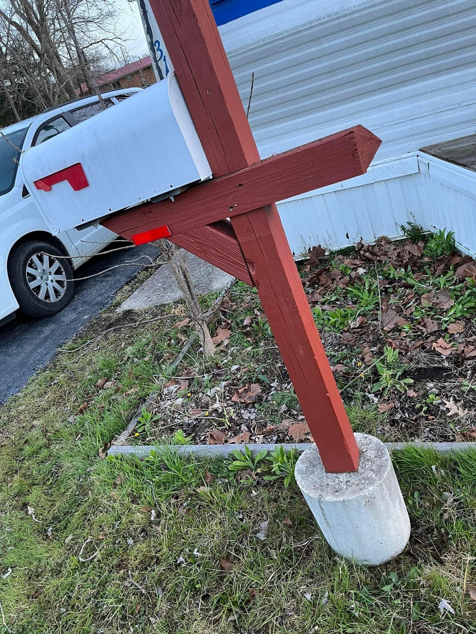 Mailbox With Post 