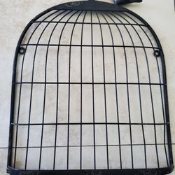 Black Metal Antique Look Birdcage Wall Decor 