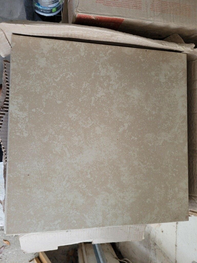 Ceramic Tile Devanna Beige 13" x 13". Local Pick Up Only in Winter Garden, FL.