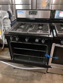 New Whirlpool gas stove stainless steel with 6 months warranty