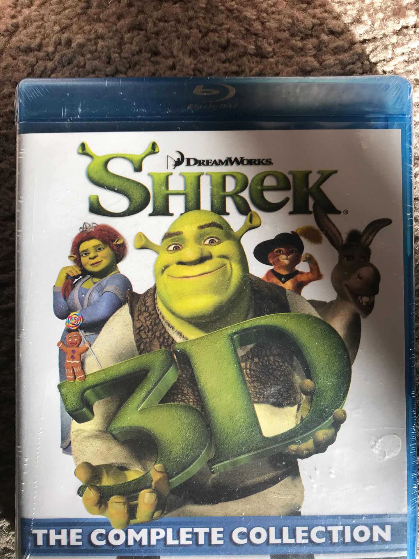 New Shrek complete collection blue ray