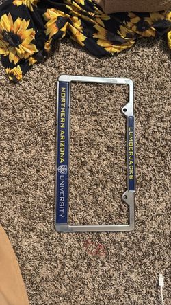 NAU license plate frame