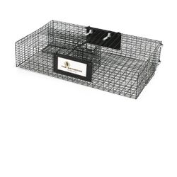 Rugged Ranch RATTR Ratinator Live Rat Squirrel Chipmunk Metal 2 Door Trap Cage