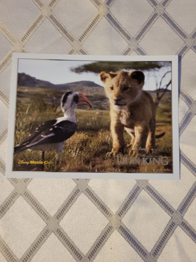 Disney's Live Action The Lion King Lithograph