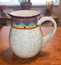 Paradise by Treasure Craft Stoneware Pitcher