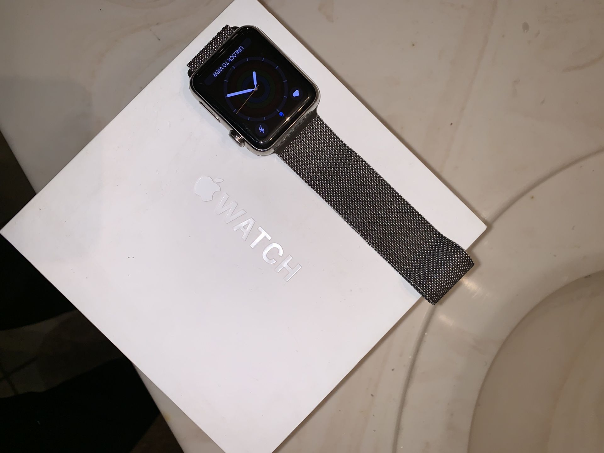 Apple Watch series 1 42mm stainless steel case