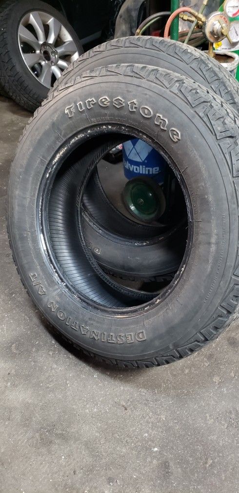 2 Firestone Tires 245/65/17