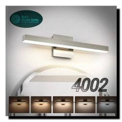 Joossnwell Bathroom Vanity Light Brushed Nickel Bathroom Light Fixtures Over Mirror 23.62 inch 5CCT Dimmable Modern LED Vanity Lighting