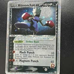 Team Rocket Hitmonchan Ex