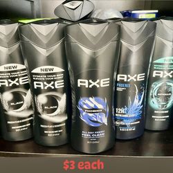 Axe body wash $3 each
