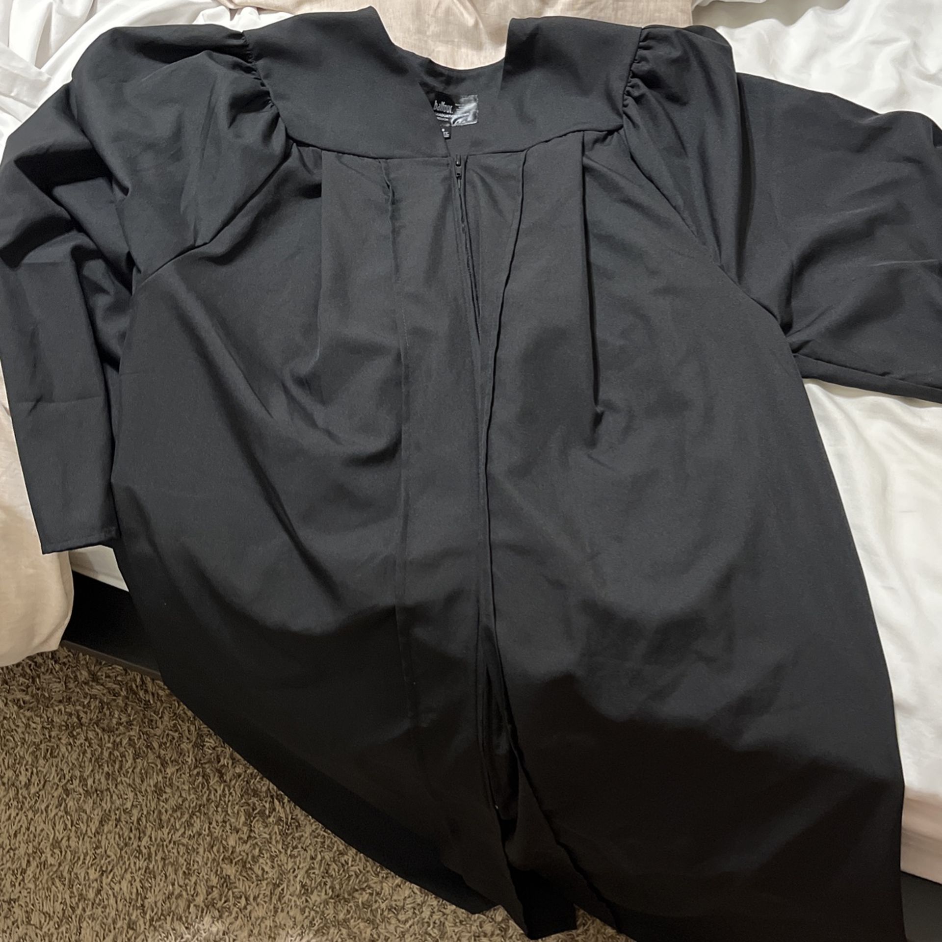 Black Balfour Graduation Gown