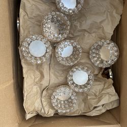 Glass Crystal Bowl/Ball Wedding Holder 